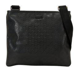 Vintage GG Messenger, Canvas, Black, 002123, DB, 3*